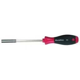 WIHA 1/4" x 300mm SoftFinish Ergonomic Cushion Grip Bit Holding Handle, 38460-45