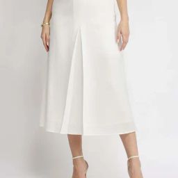 Fablestreet White Regular Fit Skirt-picture-17