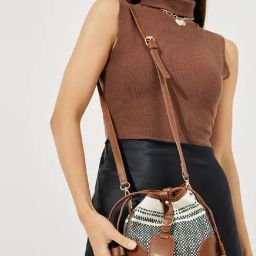 Styli Multicolor Textured Sling Handbag-35