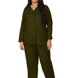 LASTINCH Olive Shirt With Pyjamas-picture-26