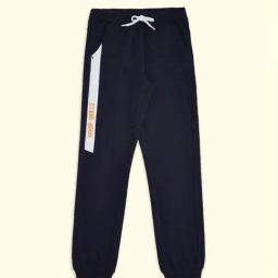 Pantaloons Junior Navy Cotton Printed Trackpants-picture-18