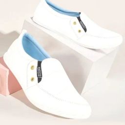 Fausto Men's White Casual Loafers-image-82