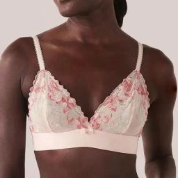 la Vie en Rose Embroidered Mesh Bralette-image-20