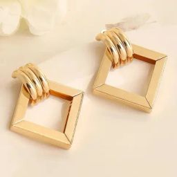 Sohi Gold Plated Party Designer Drop Earrings-17