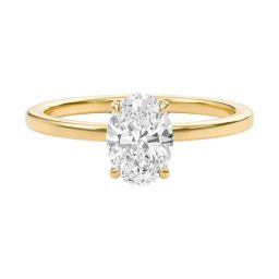 SHINE ETERNAL Lab Grown 14k (585) Yellow Gold Rings for Women-image-34