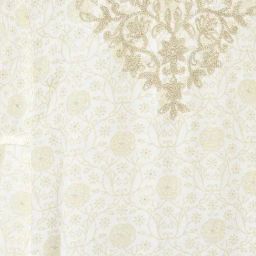 Span White Printed A Line Kurta image 5