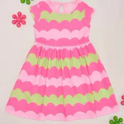 Pantaloons Junior Girls Sweet Dreams Cotton Printed Casual Dresses-picture-6