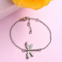 ornate jewels 925 Silver Draganfly Adjustable Bracelet for Women & Girls-picture-18