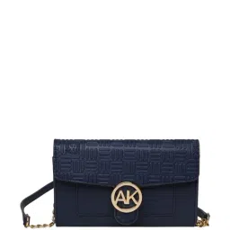 Anne Klein Blue Textured Sling Handbag-picture-40