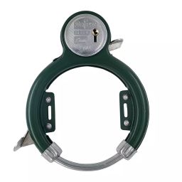 Link Safex Sleek Alloy Steel Green Frame Lock for Bicycle-image-63