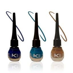 KINDED Liquid Eye Liner Teal Green, Royal Blue & Camel Brown Combo-picture-44