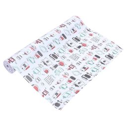 Kuber Industries White Set of 1 Regular Shelf Liner Organisers-13