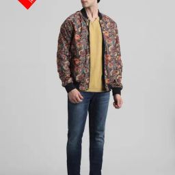 Jack & Jones Multicolor Regular Fit Printed Reversible Jacket-4