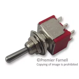MULTICOMP PRO Toggle Switches SWITCH, SOLDER TAG, DPDT, ON-OFF-MOM, 1MD5T1B5M1QE-10