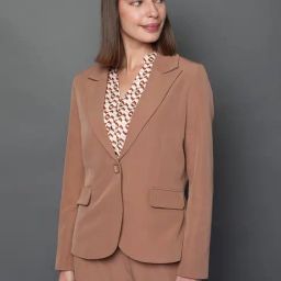 Vero Moda Beige Regular Fit Blazer-image-39