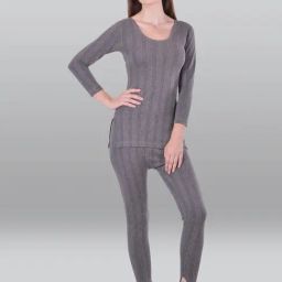 LUX Inferno Grey Striped Top Leggings Set-image-92