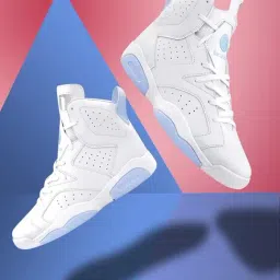 Bacca Bucci Men's STUNNER White Ankle High Sneakers-image-88
