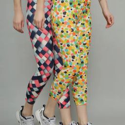 N-Gal Multicolor Printed Tights - Pack of 2-picture-12
