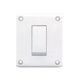 HOSPER Pento 16 A 2 Module 2 Way Polycarbonate Switch, H212 image 1