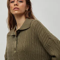 STREET 9 Women Cable Knit Pullover-picture-45