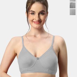 Sonari Pack Of 3 Medium Coverage All Day Comfort T-Shirt Bra-image-75