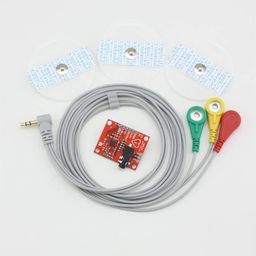 Techtonics ECG module AD8232 ECG measurement pulse heart ECG monitoring sensor module kit image 2