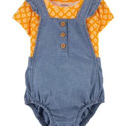 Carter's 2-Piece Tee & Chambray Bubble Suit - Blue-image-7