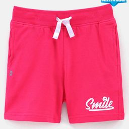 Proteens - Bodycare Shorts Text Print - Fuchsia-image-80