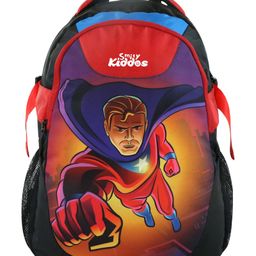 Smilykiddos Backpack Junior Victor Print Violet - 18 Inches-image-23