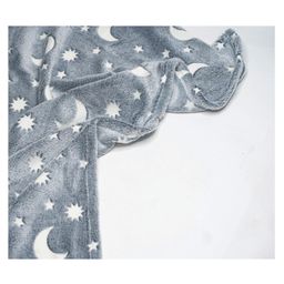 Thread Fairy Premium Fleece Soft Plush Warm Glow in the Dark Blanket- Grey-image-55