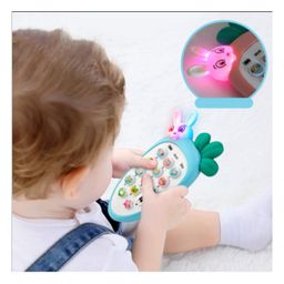 SANJARY Smart Musical Sound Cordless Feature Intelligent Light Mobile Phone Toy With Upper Side Soft Silicone Rattle Battery 3AA Battery Inculde Pack of 1 (Colour May Vary)-23