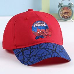 Pine Kids Marvel Spiderman Summer Cap Red & Blue - Cap Diameter 16 cm-17