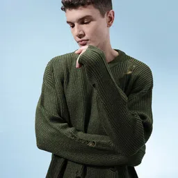 glitchez Distressed Ribbed Oversized Pullover-picture-20