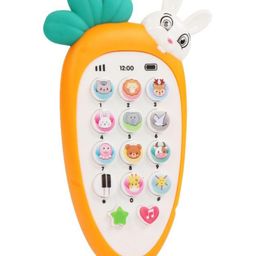 SANJARY Smart Musical Sound Cordless Feature Intelligent Light Mobile Phone Toy With Upper Side Soft Silicone Rattle Battery 3AA Battery Inculde Pack of 1 (Colour May Vary) image 4
