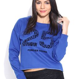 Sera Blue Flock Print Sweatshirt-image-35