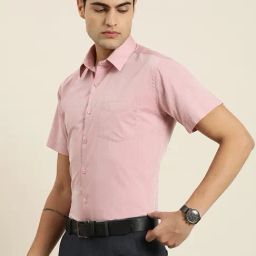 Hancock Coral Slim Fit Shirt-image-63
