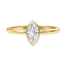 SHINE ETERNAL Lab Grown 14k (585) Yellow Gold Rings for Women-image-36
