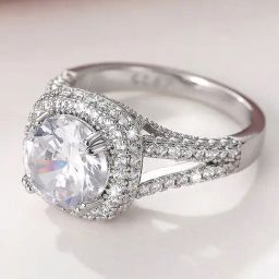 Peora American Diamond Studded White-Plated Finger Ring-picture-39