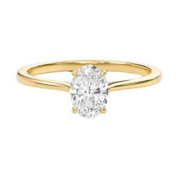 SHINE ETERNAL Lab Grown 14k (585) Yellow Gold Rings for Women-image-33