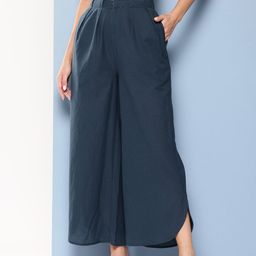 Chemistry High-Waist Pleated Parallel Trousers-image-99