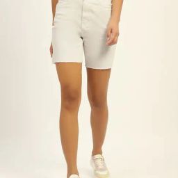 Madame White Regular Fit Shorts-picture-47