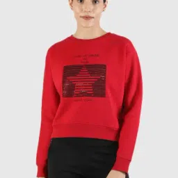 Monte Carlo Red Embroidered Sweatshirt-image-39