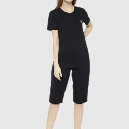 Vimal Jonney Black Regular Fit Pajama Set-picture-32