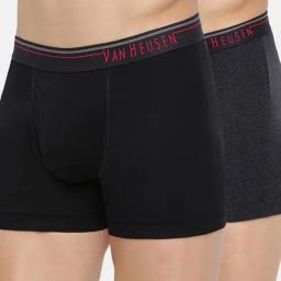 Van Heusen Innerwear Multi Cotton Regular Fit Trunks - Pack Of 2-picture-17