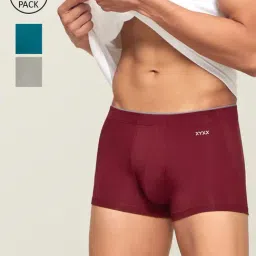 XYXX Multicolor Snug Fit Trunks - Pack of 3-picture-18