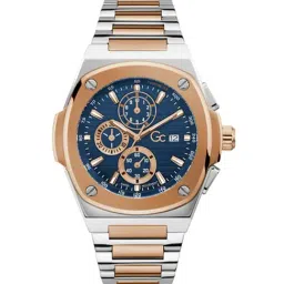 GC Quartz Chronograph Blue Round Men's Y99002G7MF-28