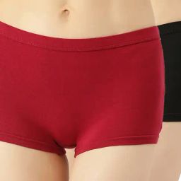 Leading Lady Multicolor Boy Shorts Panty (Pack Of 2)-image-47