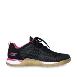 Skechers Women's VIPER - Black Hot Pink Walking Shoes-image-60