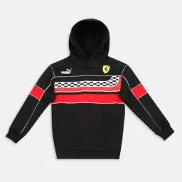 Puma Kids Black Solid Full Sleeves Sweatshirt-image-43