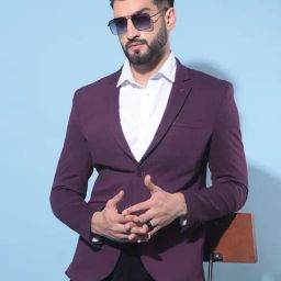 Crimsoune Club WineSlim Fit Blazer-image-39